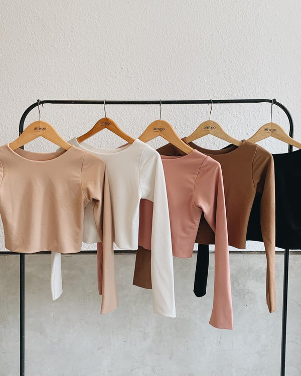 Bundle All Colors Charlie Long Sleeve Cropped Top