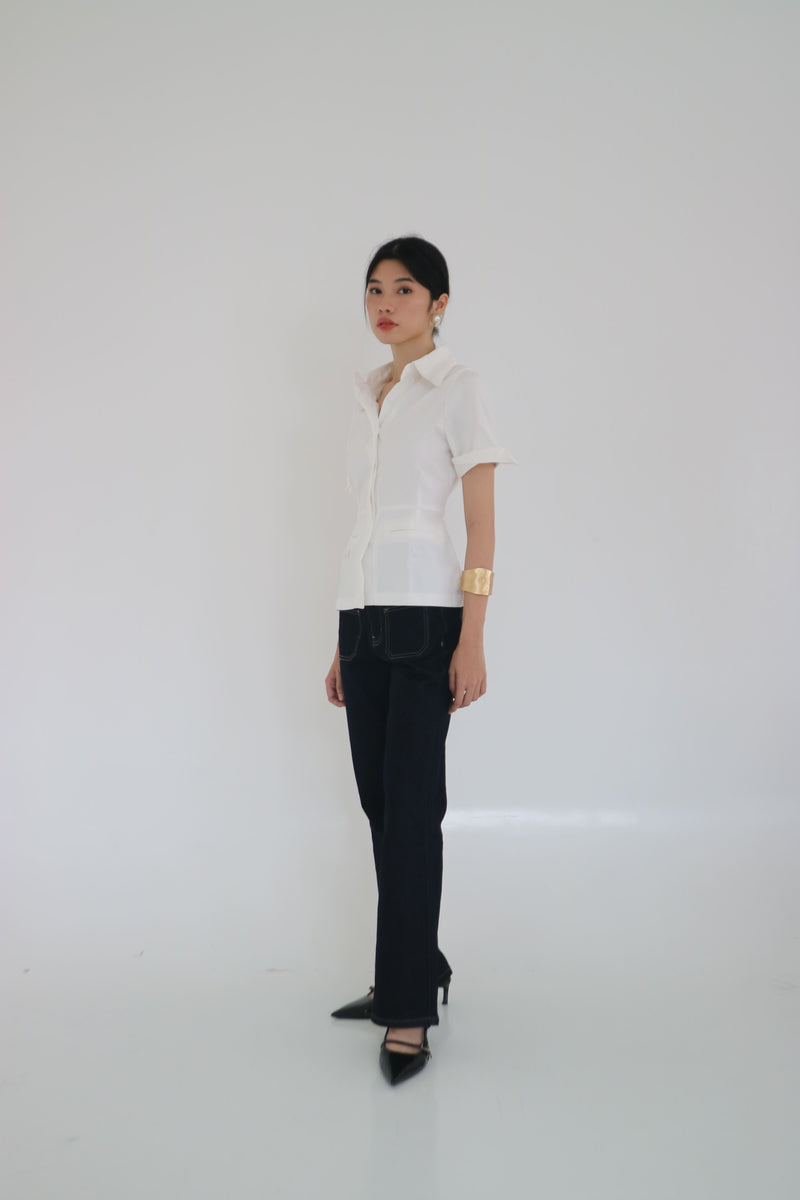 Amygo Store - Kara Peplum Shirt