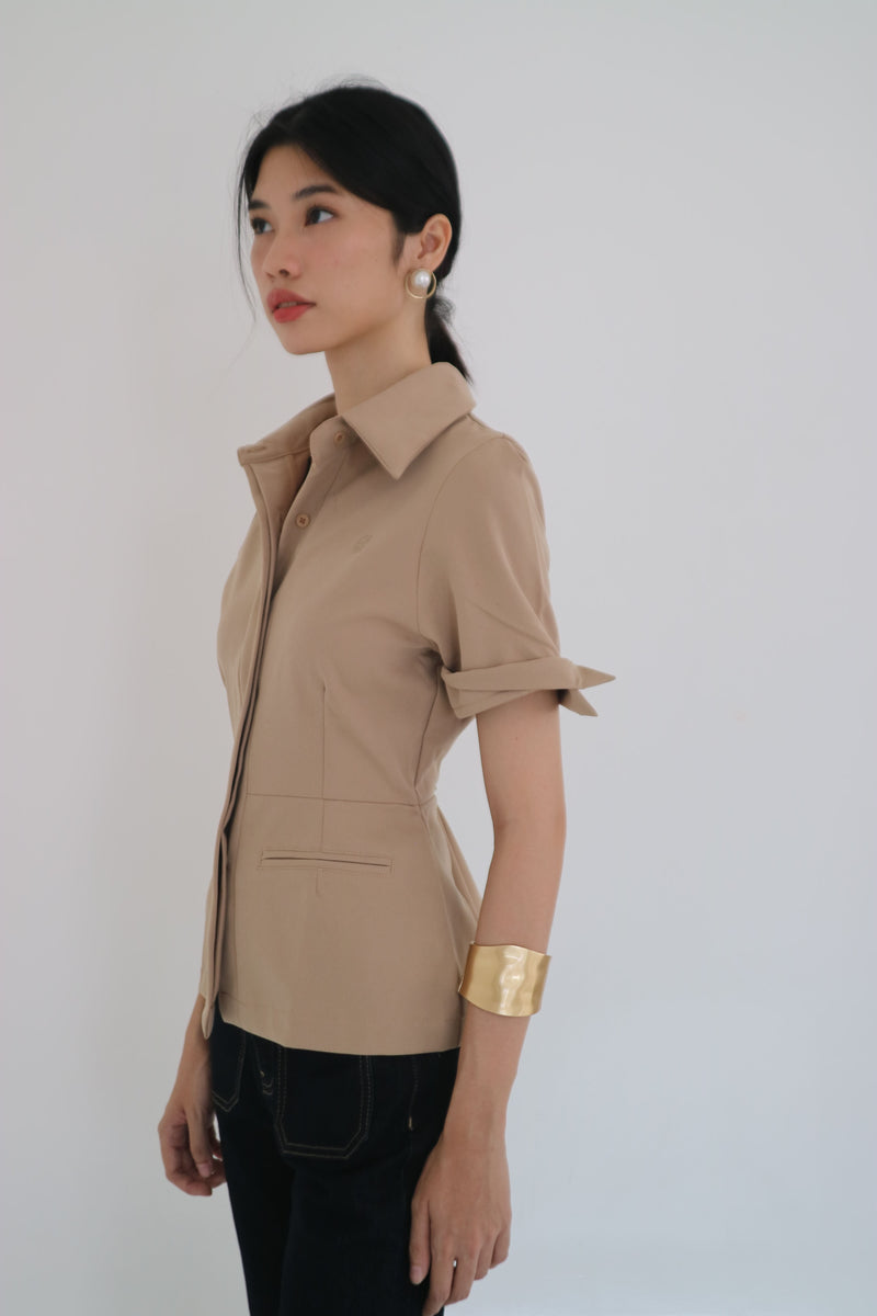 Amygo Store - Kara Peplum Shirt