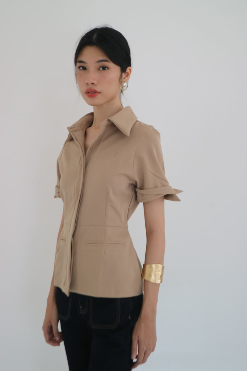 Amygo Store - Kara Peplum Shirt