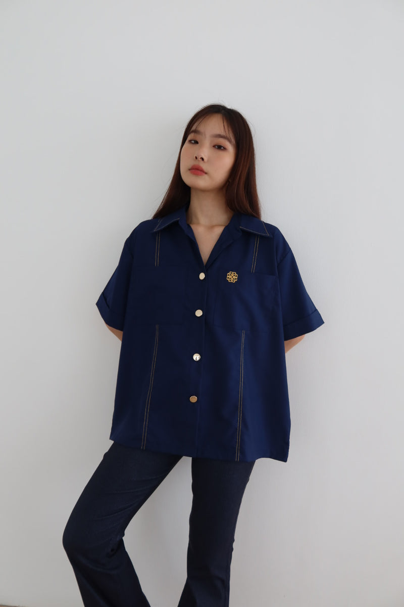 Anagram Casual Shirt on Navy