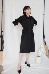 Simone Outer Dress in Black
