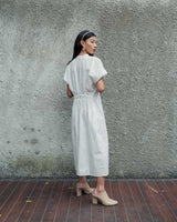 Villa Dress Outer in White (READY!)