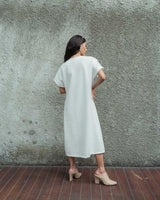 Cruz Outer Dress in White