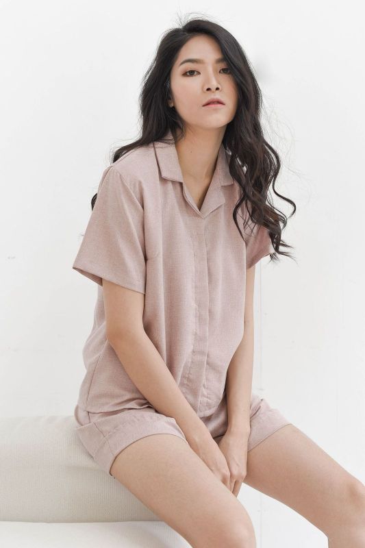 Easy Day Shirt in Dusty Pink
