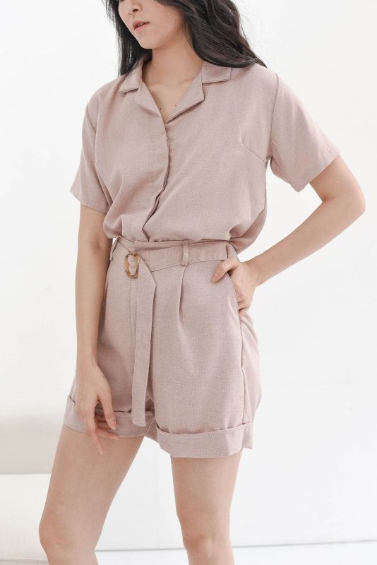 Becca Cotton Short in Dusty Pink