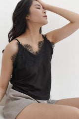 Lace Camisole in Black