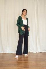 Hazel Multiway Top / Outer In Forest Green
