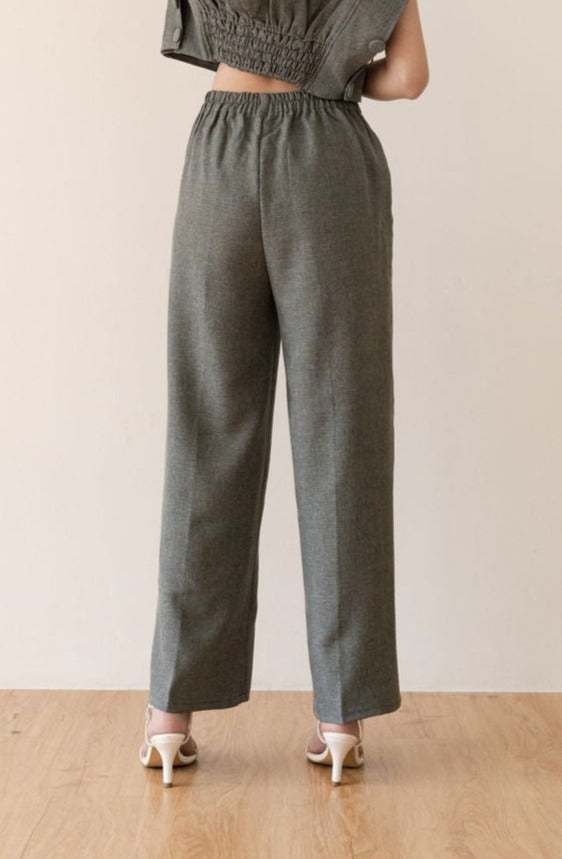 Dixie Woll Cullote Pants in Gray