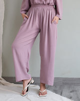 Hera Relaxed Cullote Pants in Lilac