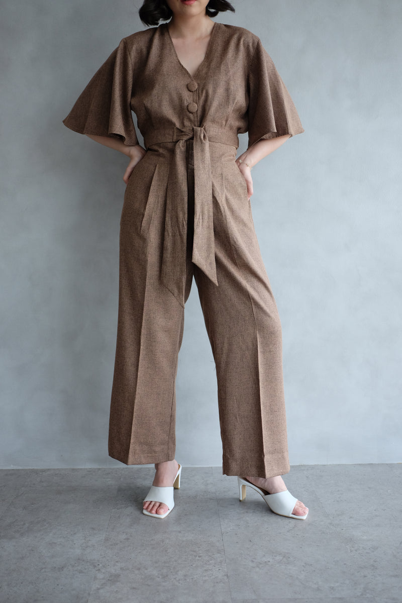 Bailey Relax Cullote Pants  In Coffee