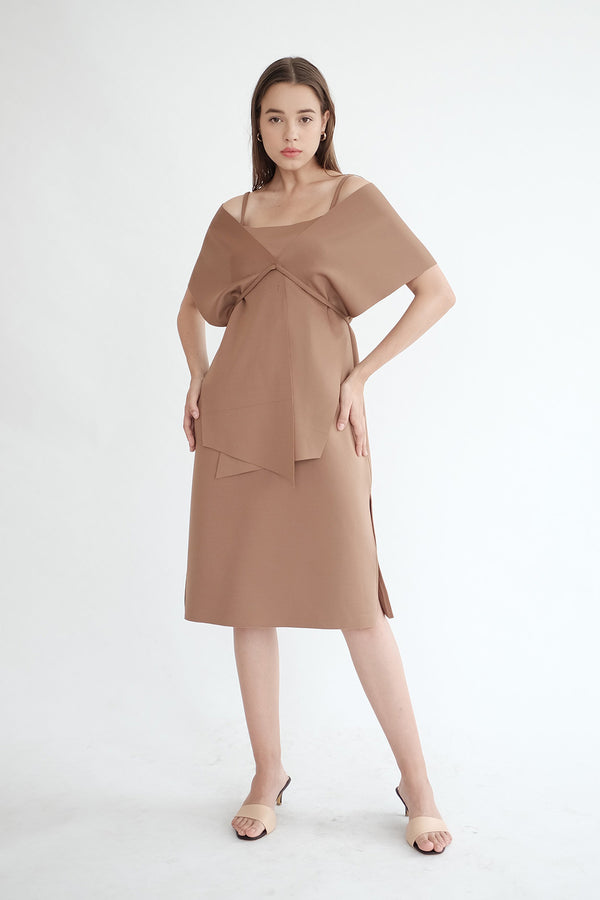 Sierra Multiway Dress in Deep Choco