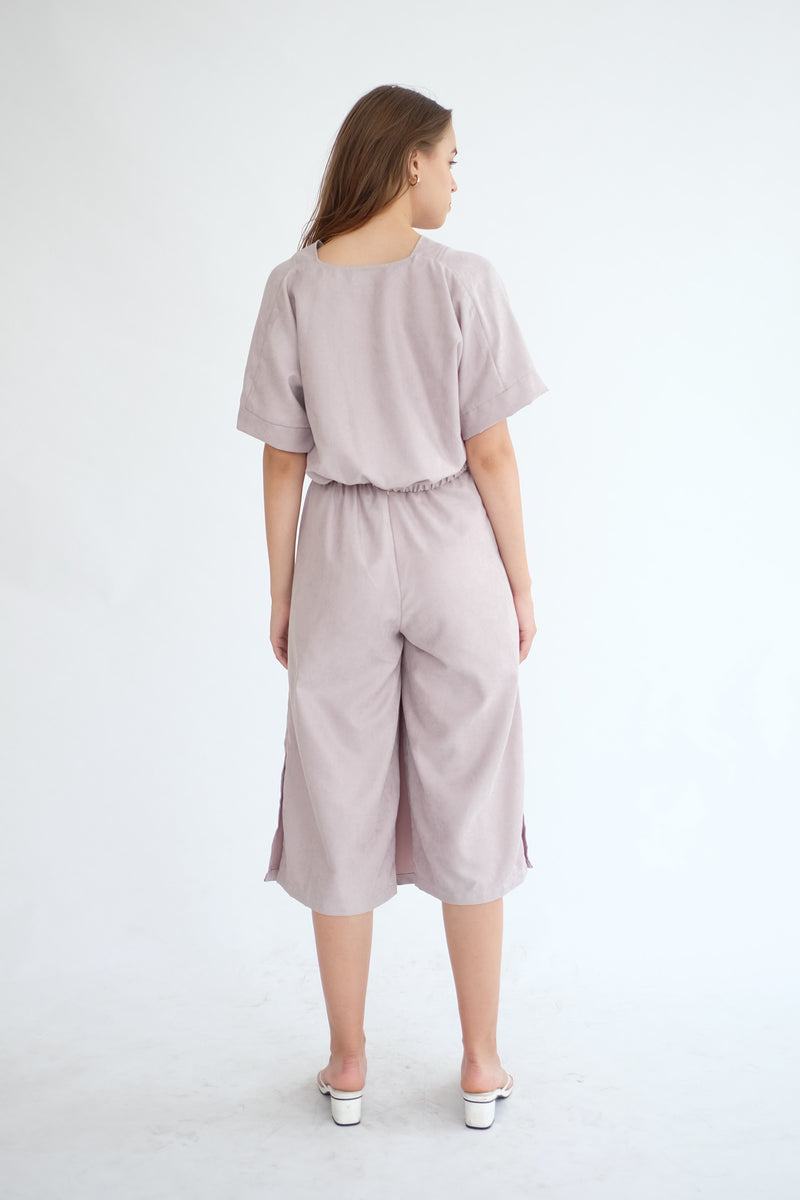 East Skirt Cullote in Ash Lilac
