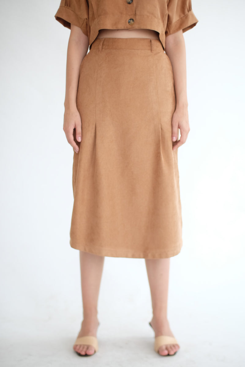 East Skirt Cullote in Caramel