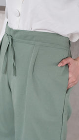 Jordan Short Cullote Pants In Mint Green
