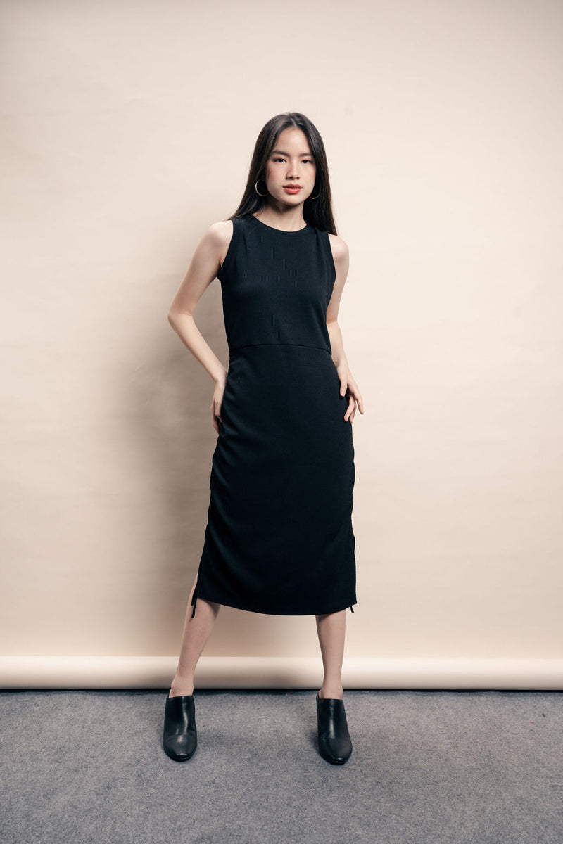 Boston Knit Multiway Dress in Black