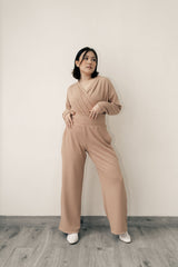 Naya Multiway Knit Sweater in Mocca Brown