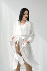 Sheer Outer in White