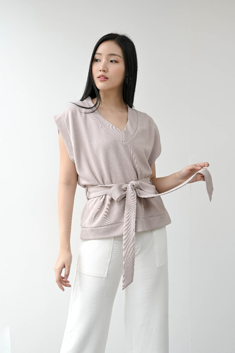 Mason Outer Top in Blush Nude
