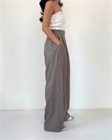 Lois Linen Cullote Pants In Mocca
