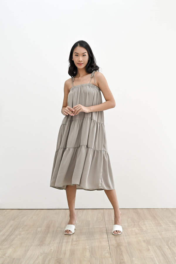 QUINN MAXI SKIRT/DRESS IN SAGE GREEN