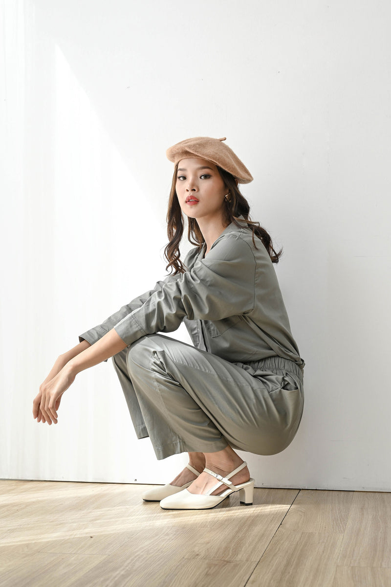 Home or Out Cool shirt Set in Dark Sage