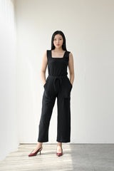 Monza Comfy Cullote Pants in Jet Black