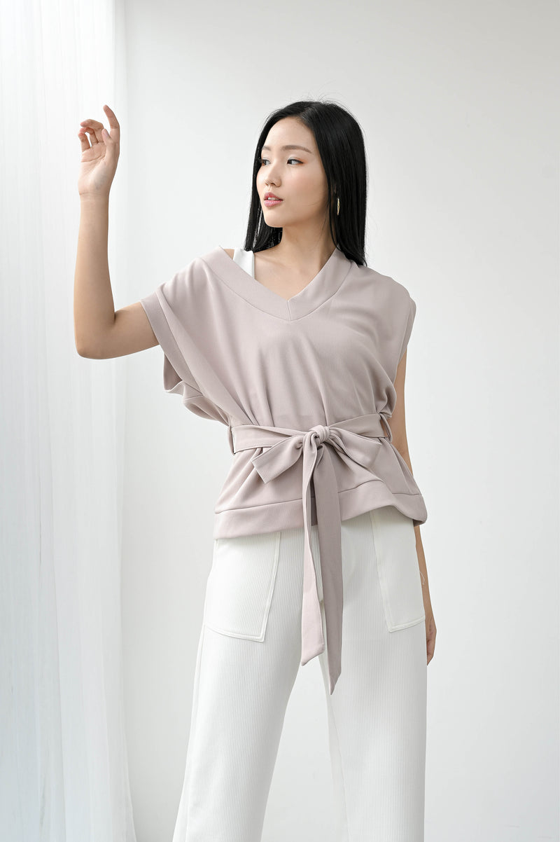 Mason Outer Top in Blush Nude