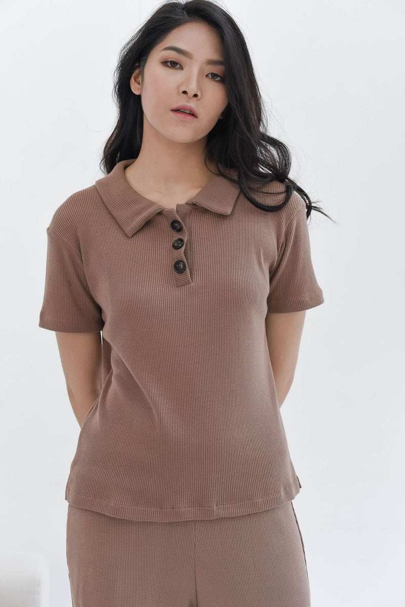 Home Rib T-shirt in Milo