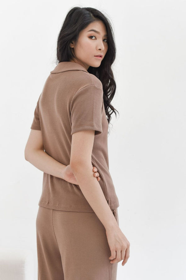 Home Rib T-shirt in Milo